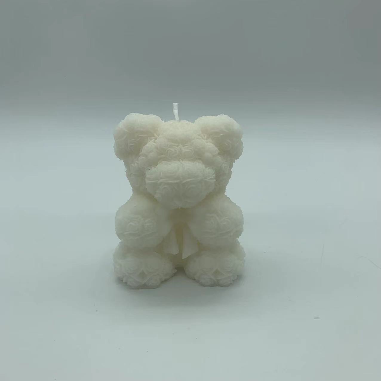 Bow Rose Bear Aromatherapy Candle Rose love Bear Home candle Decoration