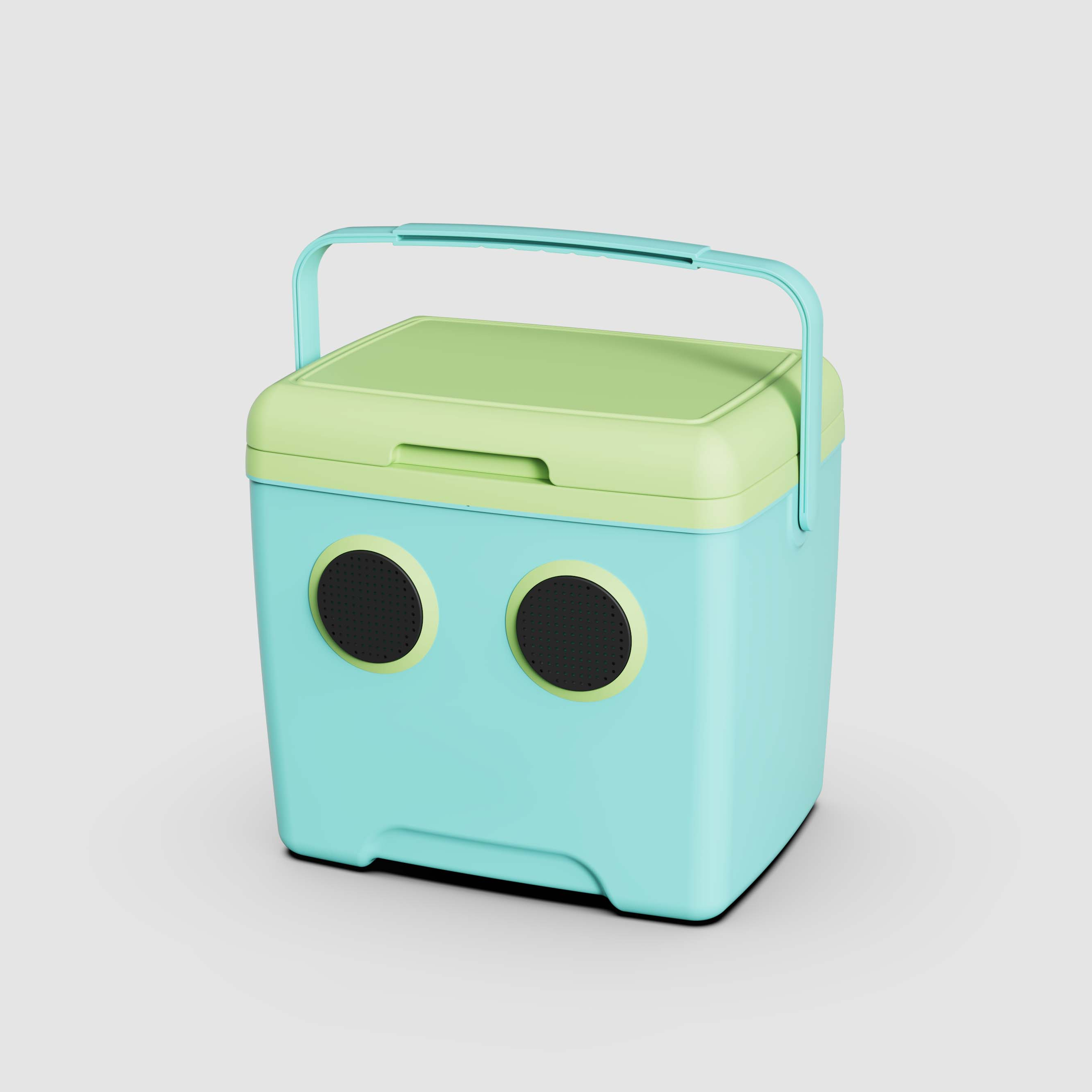 Electric Cooler Box with Speaker Music China Ice Boxes Outdoor Camping Picnic Equipment Family Use