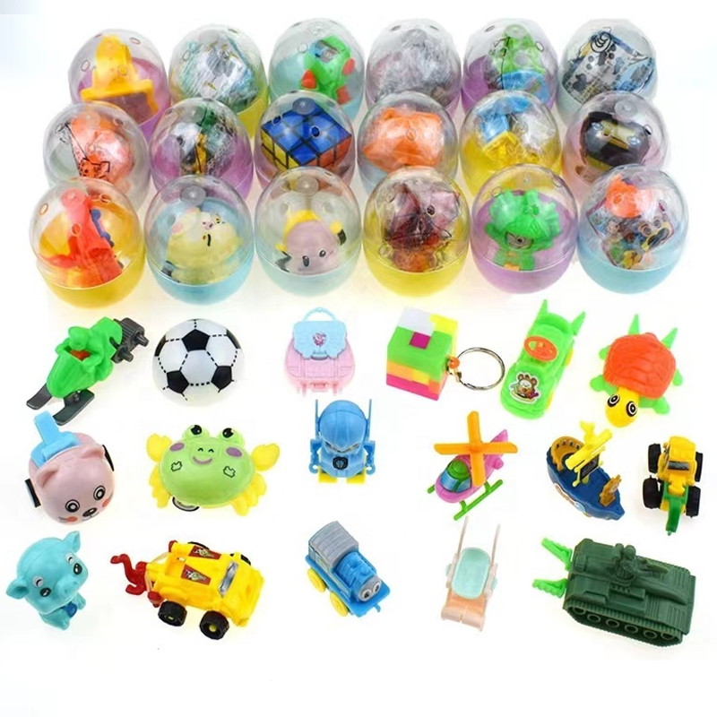 Twisted egg capsule ball Toy Plastic egg toy Assemble small toys Cheap mini toy Twisted egg toy