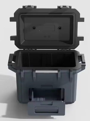 Multifunctional 50L Ice Box Cooler Box Fish Ice Chest Chilly Bin Outdoor Coolers With Drawer