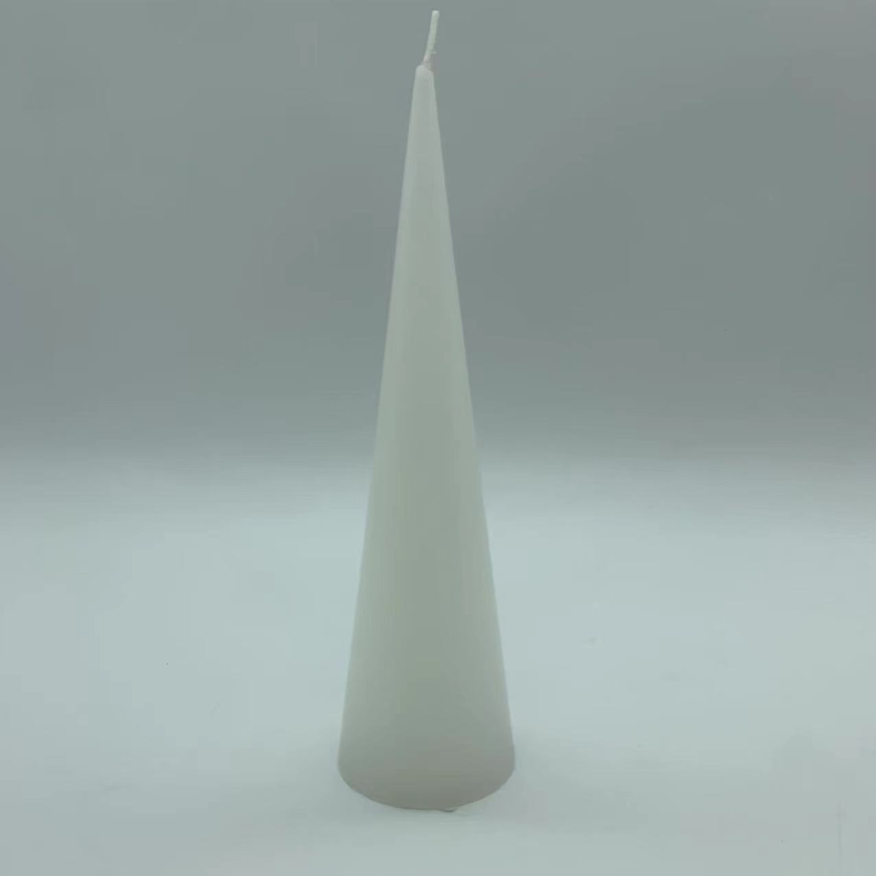 Customizable White Taper Candle for Christmas & Party Table Decor Home Decoration