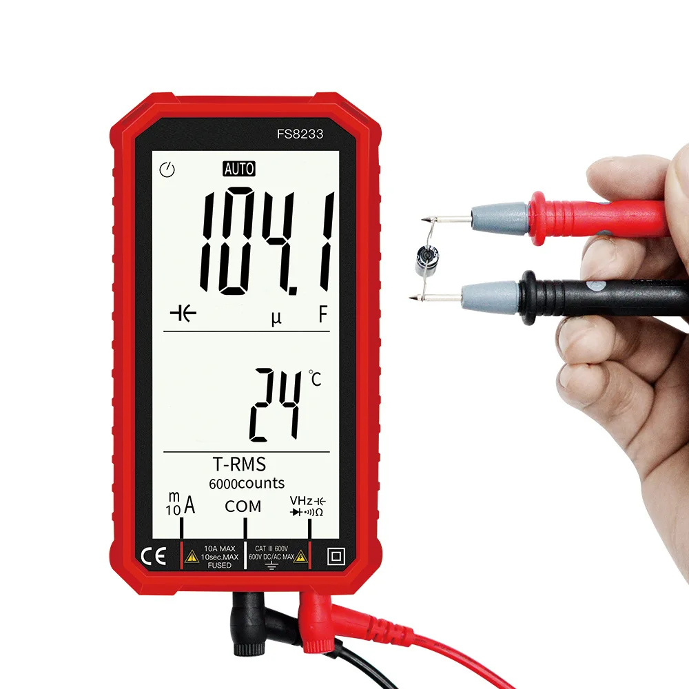 High Precision Full Screen Display 6000 Counts Universal Voltage and Current Automatic Multimeter