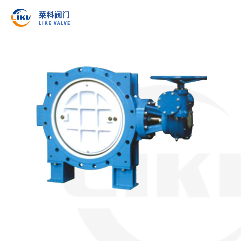 Soft-sealing double eccentric flanged butterfly valve