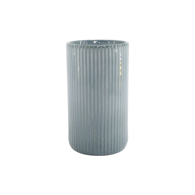 Happy Go 10*18.4cm/1000ml Canister Reactive Glaze With Embossment