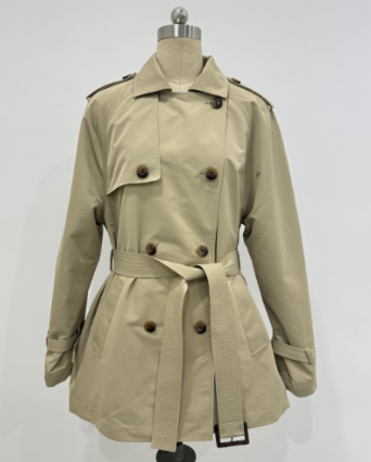 women's classic waterproof trench coat