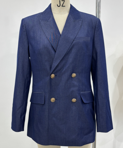 Women's Denim-Look Blazer