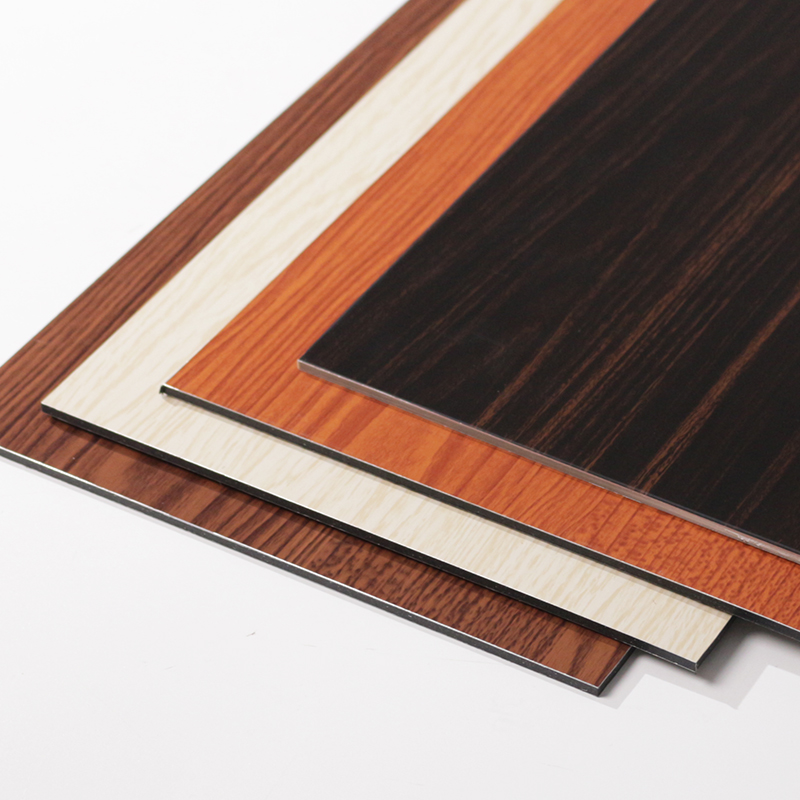 Wooden aluminum composite panel