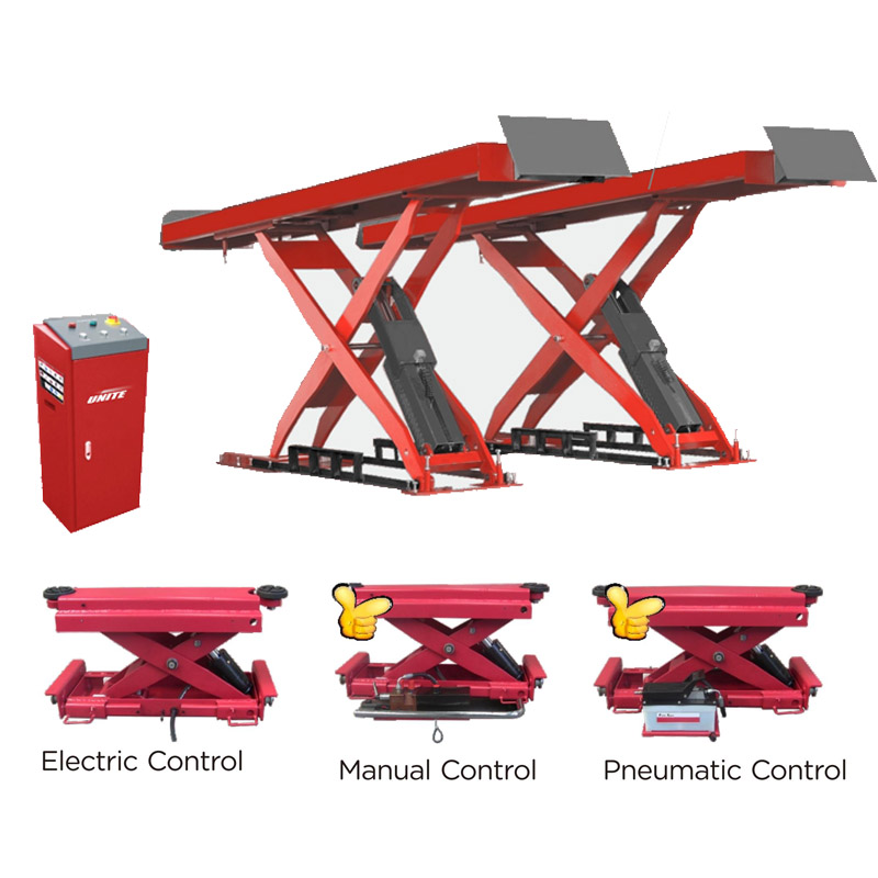 4.5 T U-P45 Service Straight Platform Scissor Lift Wheel Alignment Lifting Machine