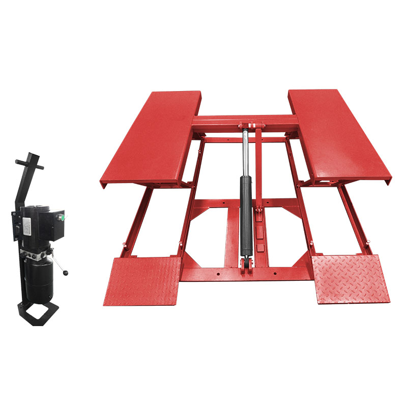 2.5T Capacity U-Z25M Mobile Mid-rise Hydraulic Scissor Double Cylinder Hydraulic Lift