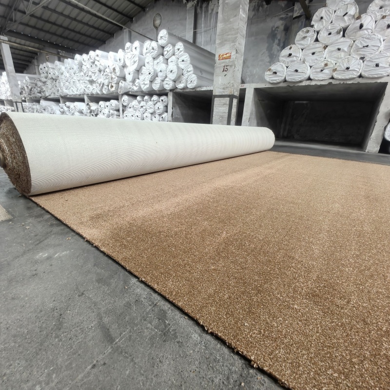 High-Strength Polypropylene Scrim Back Broadloom Carpet Roll 4m