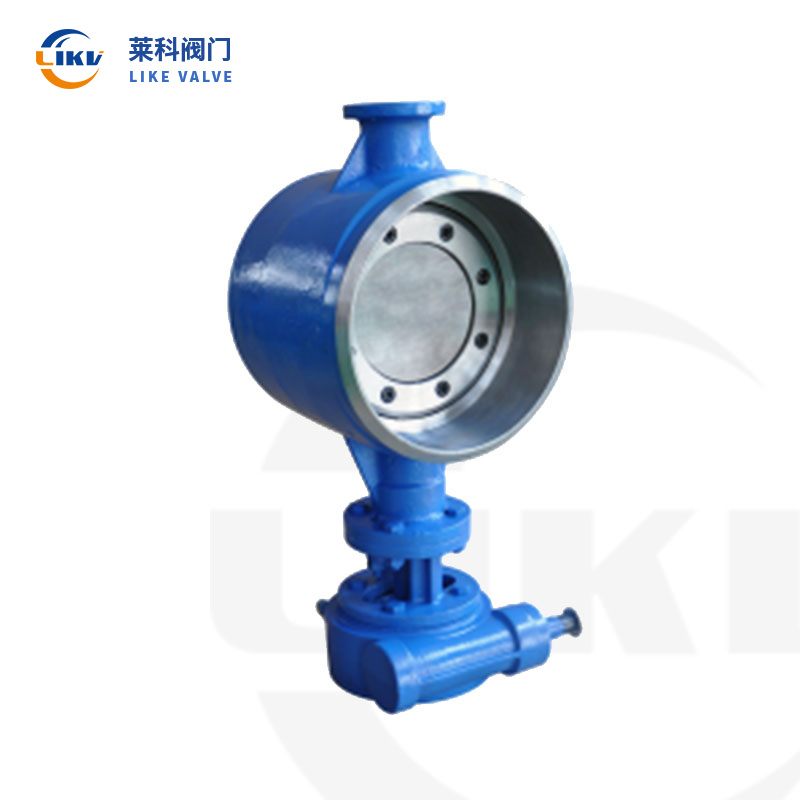 Butt-welded metal hard-sealed butterfly valve