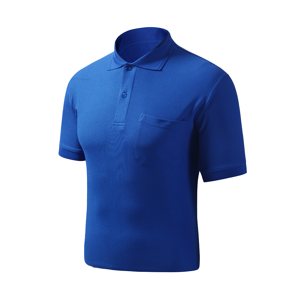 Solid-color polo shirt