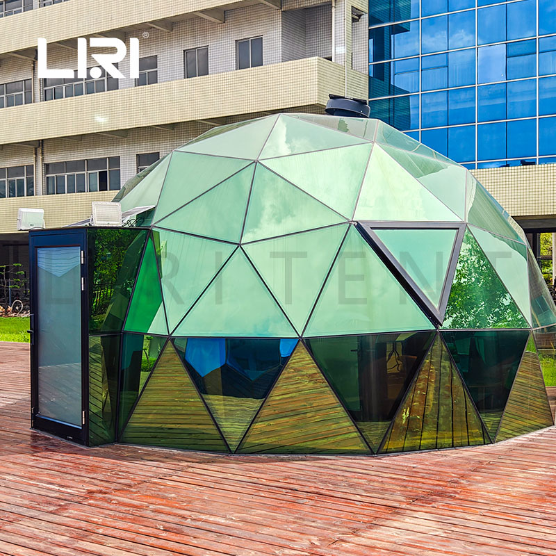 Glass Geodesic Dome Tent, Glass Dome House