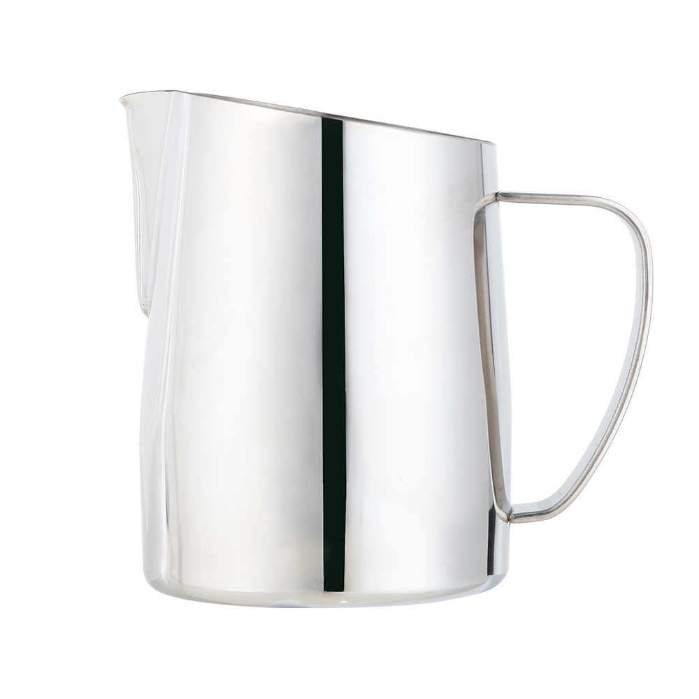 espresso steaming pitcher stainless steel coffee frothing pitcher milk cup with temperature sticker