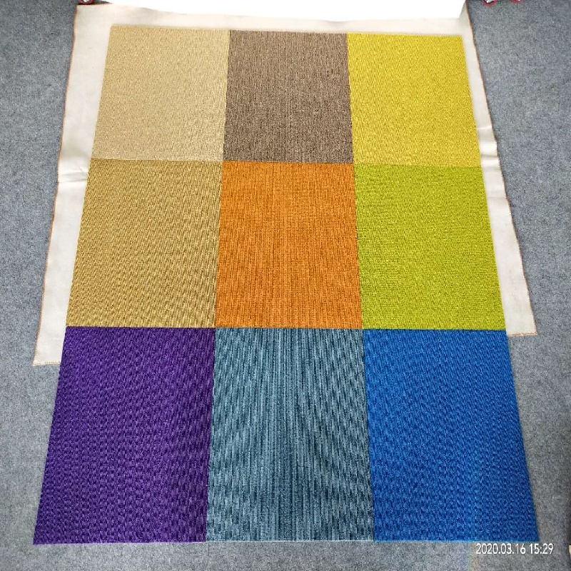 Comfort & Quiet Polyester Carpet Tile EVA Foam Backing, Soft Underfoot for Apartments & Study Rooms
