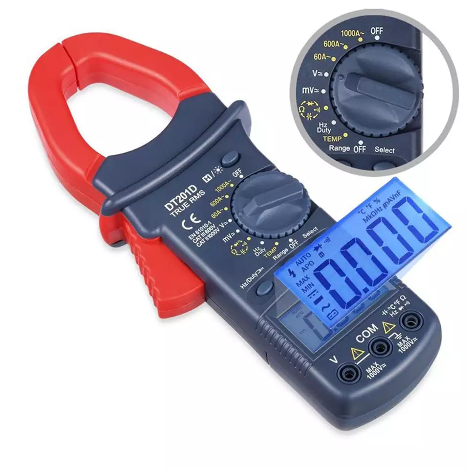 Hot Selling Electrical Clamp Multimeter Digital AC Current High Precision Resistance Tester Meters
