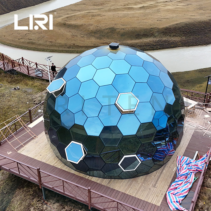 Liri Outdoor Glass Dome Glamping Tent，glass dome house
