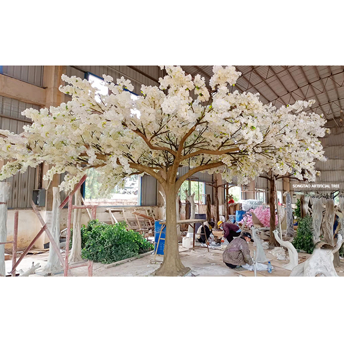 Artificial cherry blossom tree