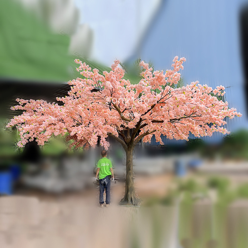 Artificial cherry blossom tree