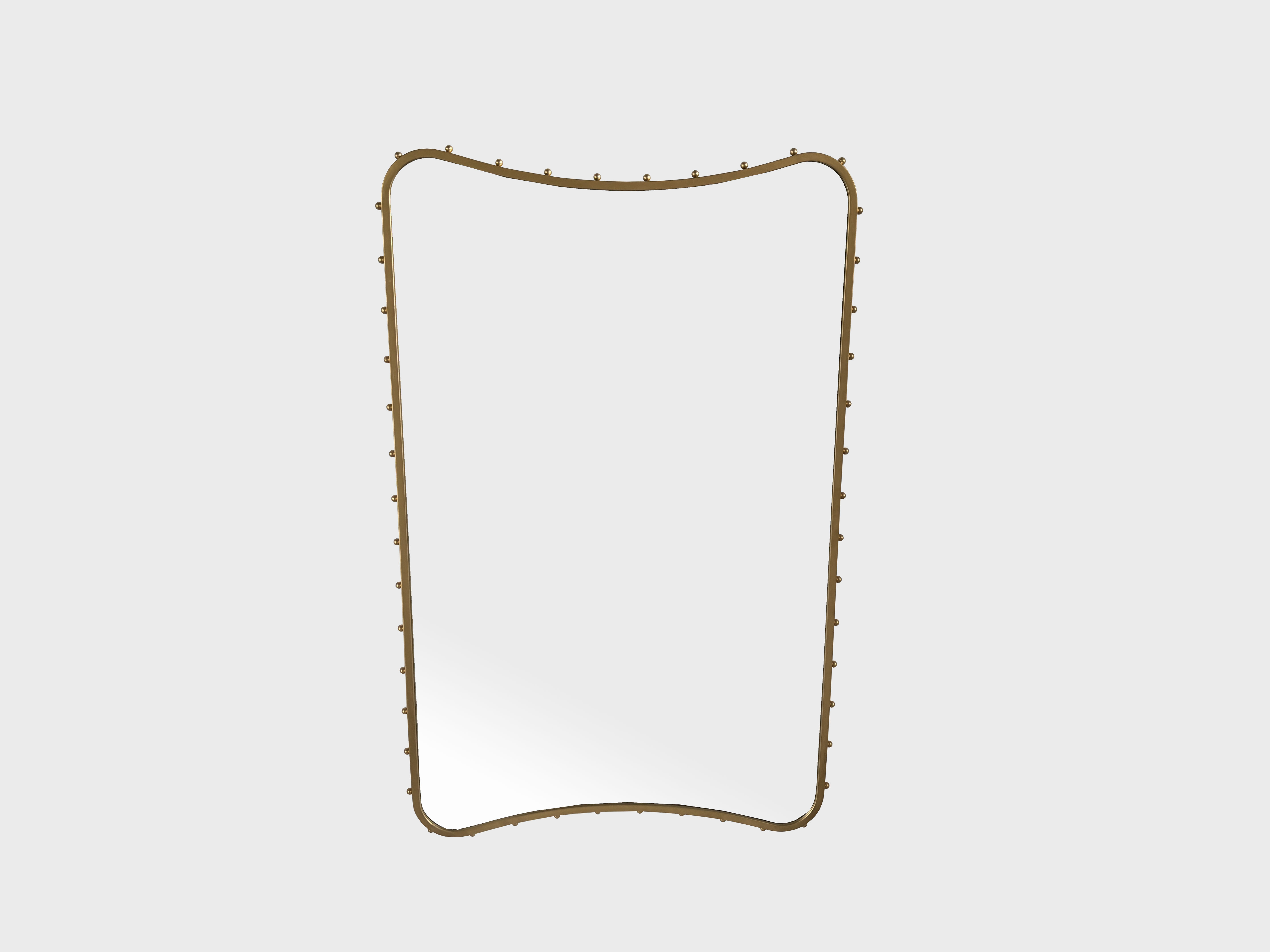 metal framed mirror