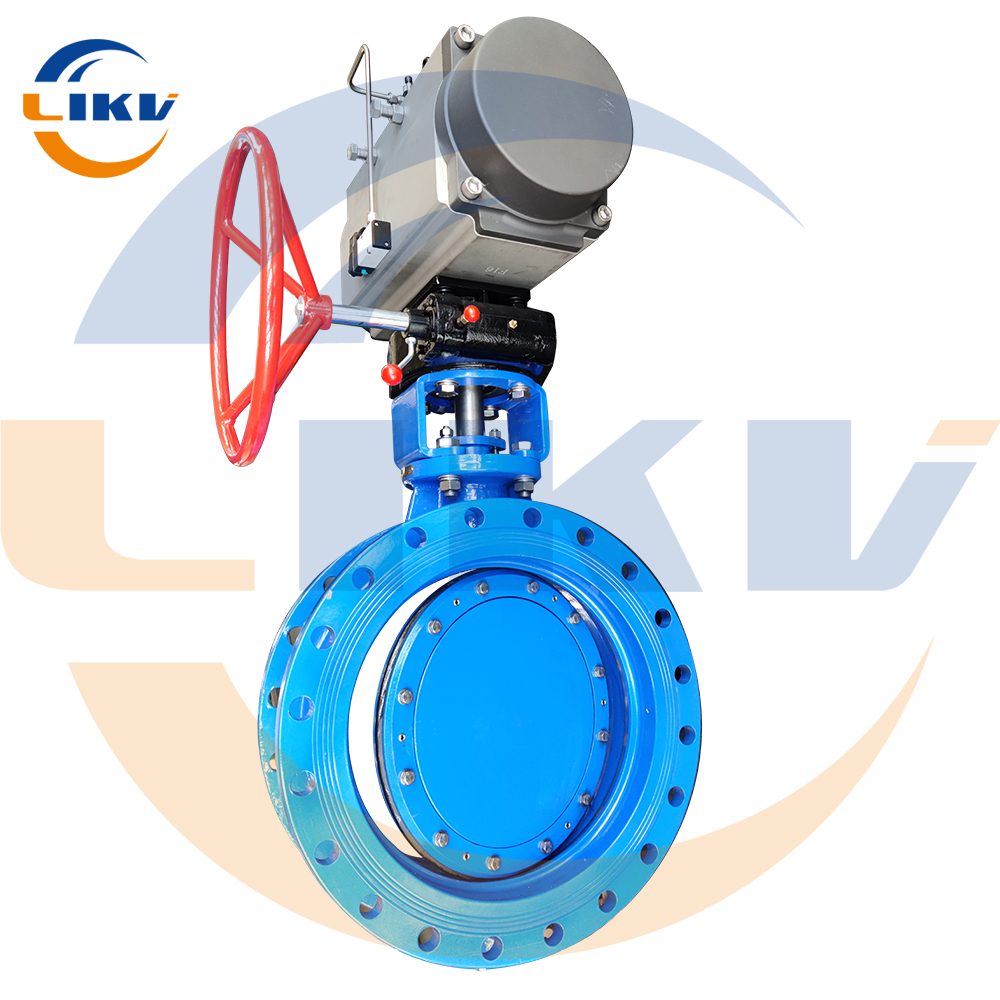 D642X-10Q Pneumatic Butterfly Valve with Actuator