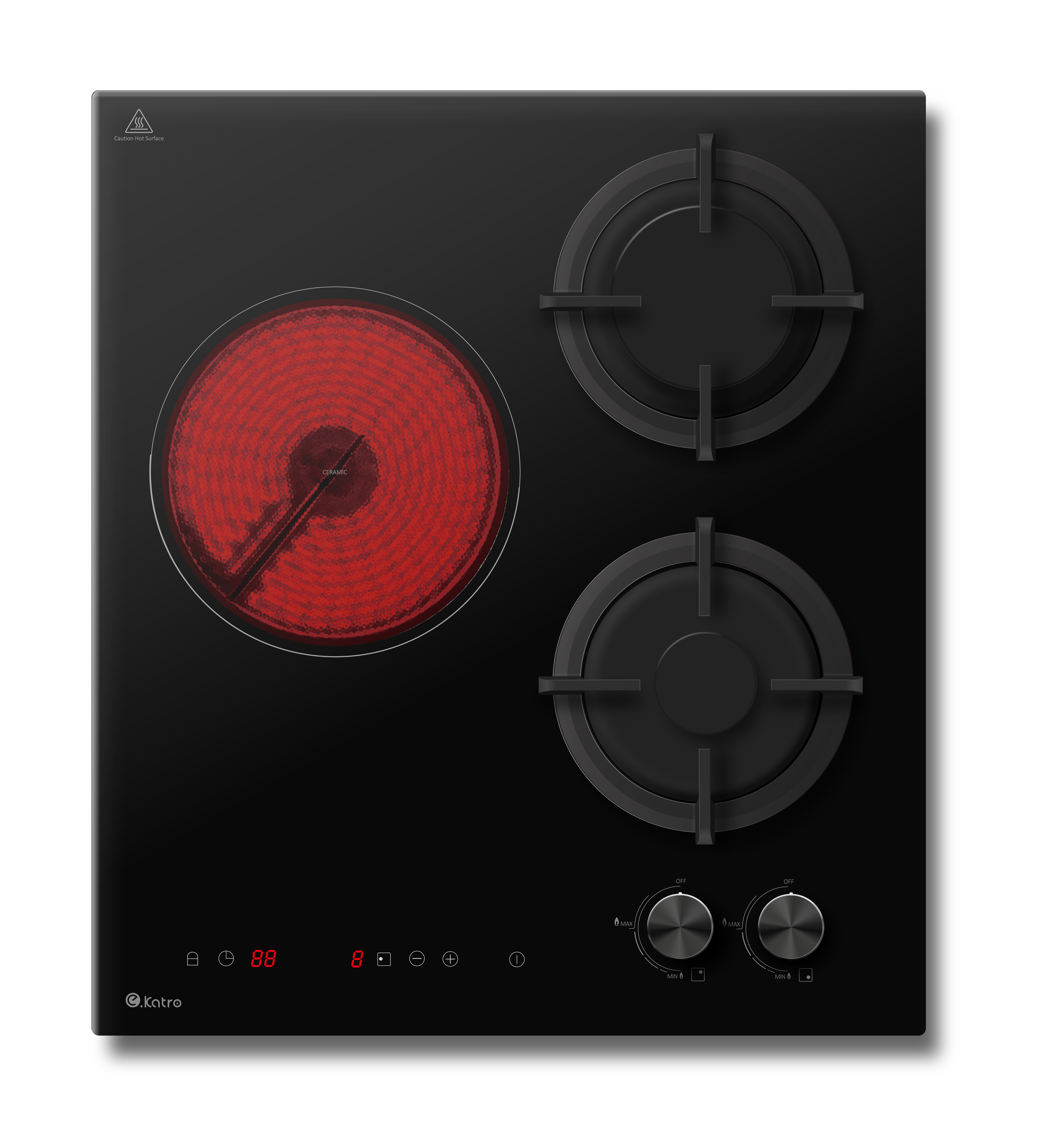 eKatro - Built-in Ultra-thin Hybrid Cooktop