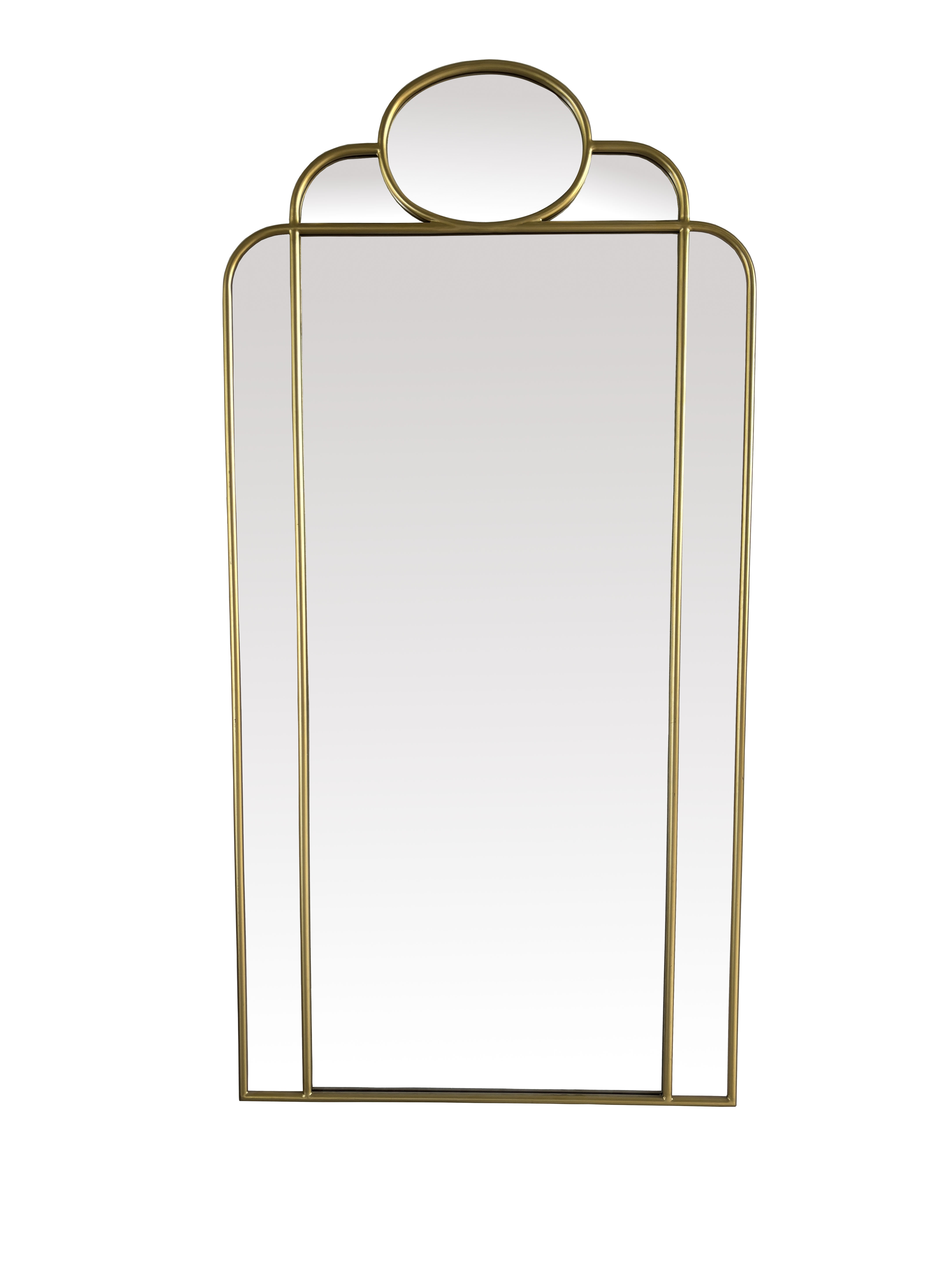 metal framed mirror