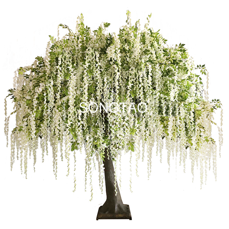 Artificial wisteria tree