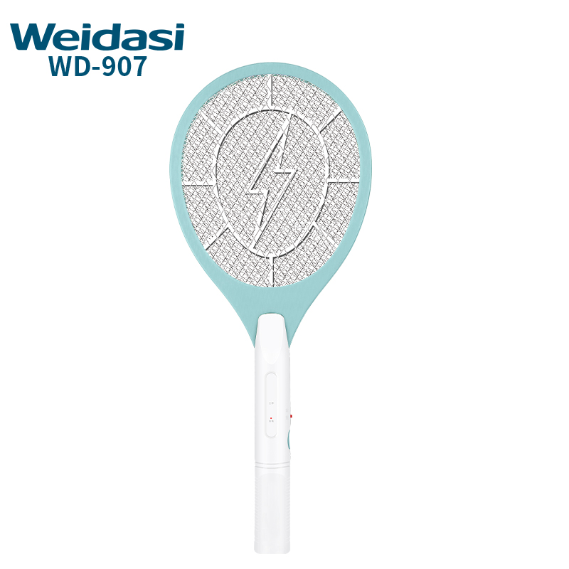 Weidasi Rechargeable Swatter Bat Electric Fly Killing Bug Zapper Insect Mosquito Shock Racket