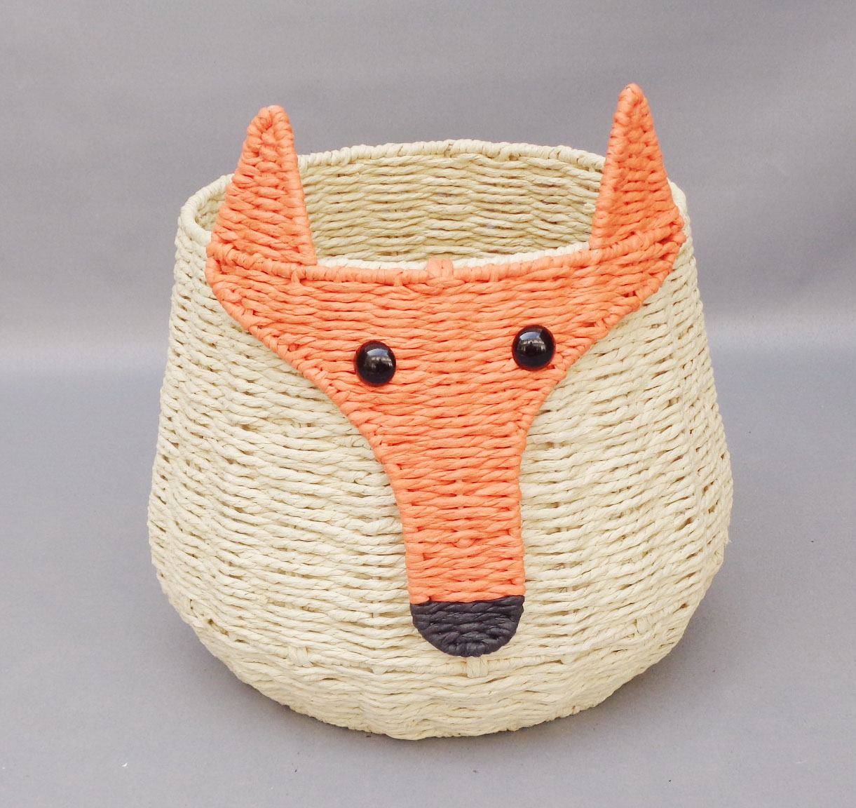 Paper rope storage basket