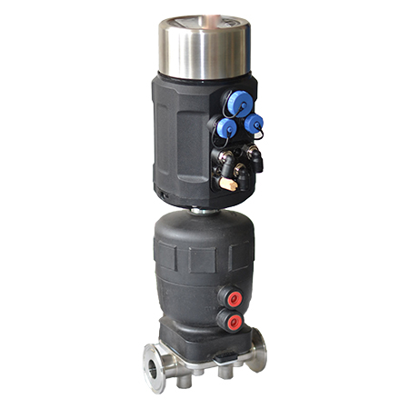 Intelligent adjustable pneumatic diaphragm valve - Flow control
