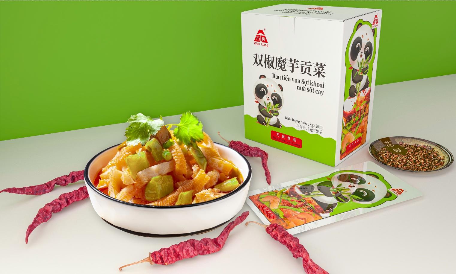 WanLiang Double pepper konjac and preserved vegetable