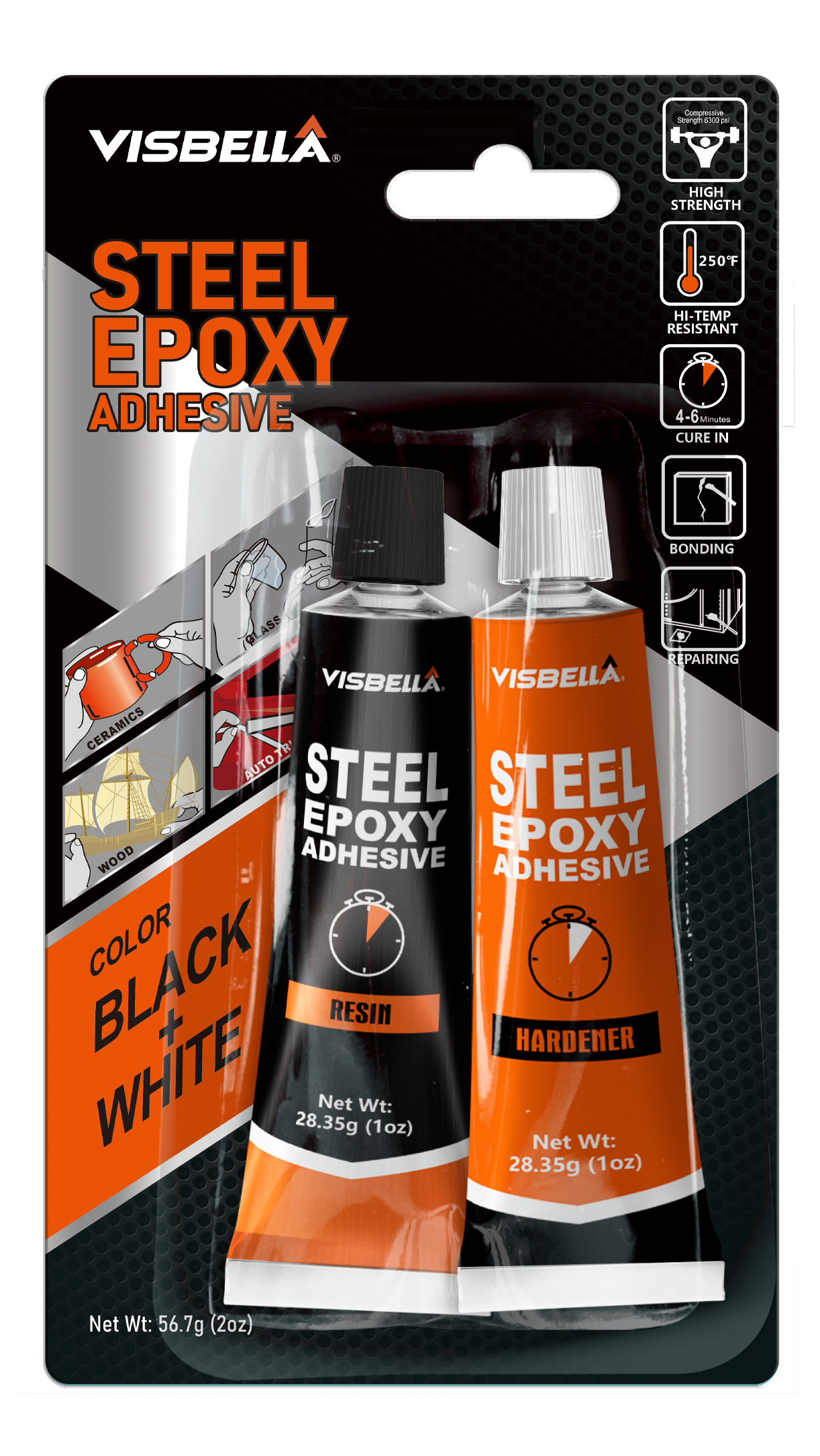 Epoxy AB Glue 20ml+20ml (Clear+Clear)