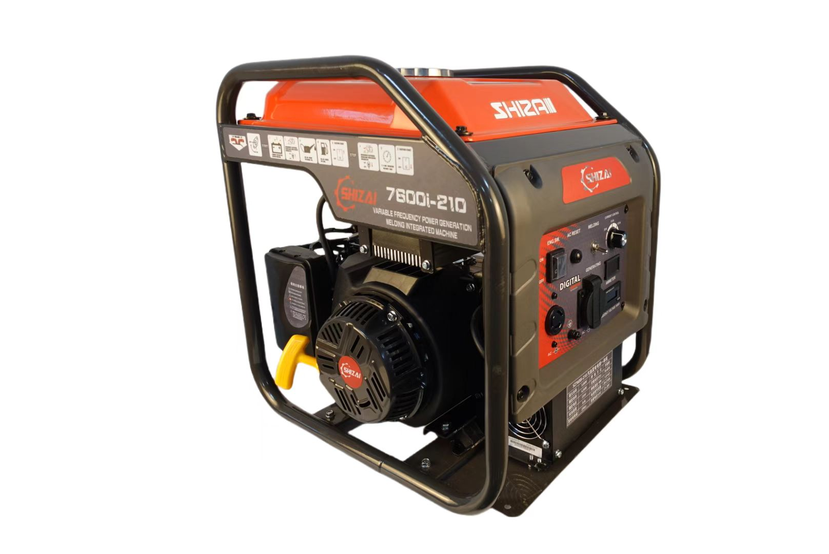 SZ 7600i-210 gasoline variable frequency welding and generator integrated machine