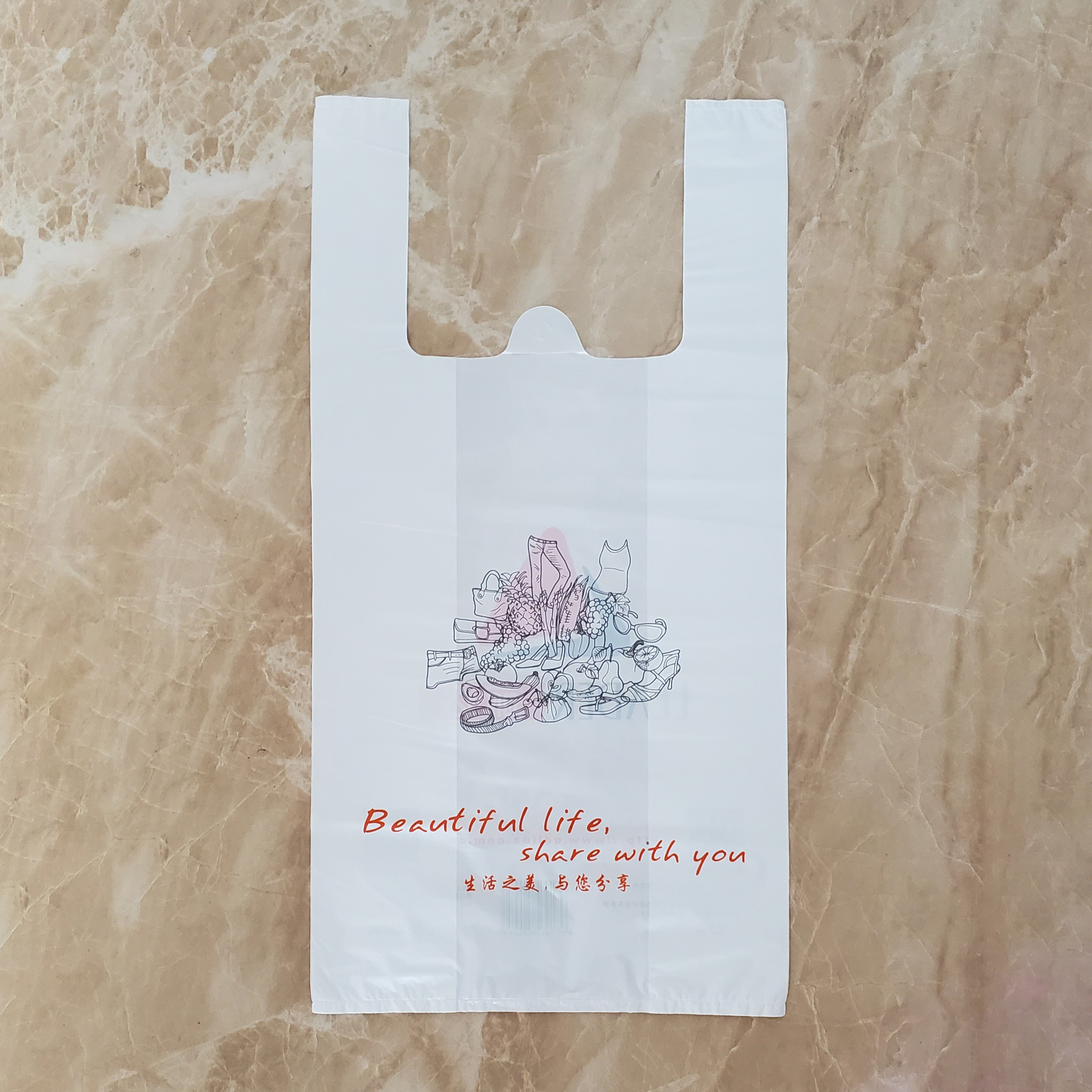 Biodegrable shopping bag