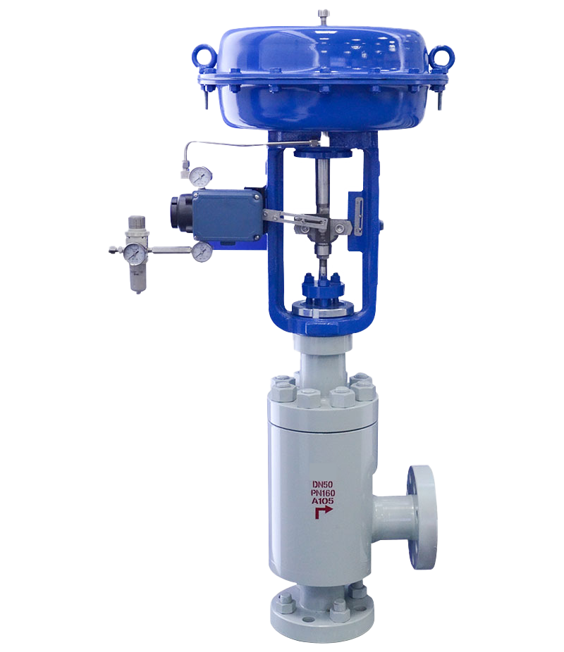 LM6160A labyrinth-type high-pressure angle valve