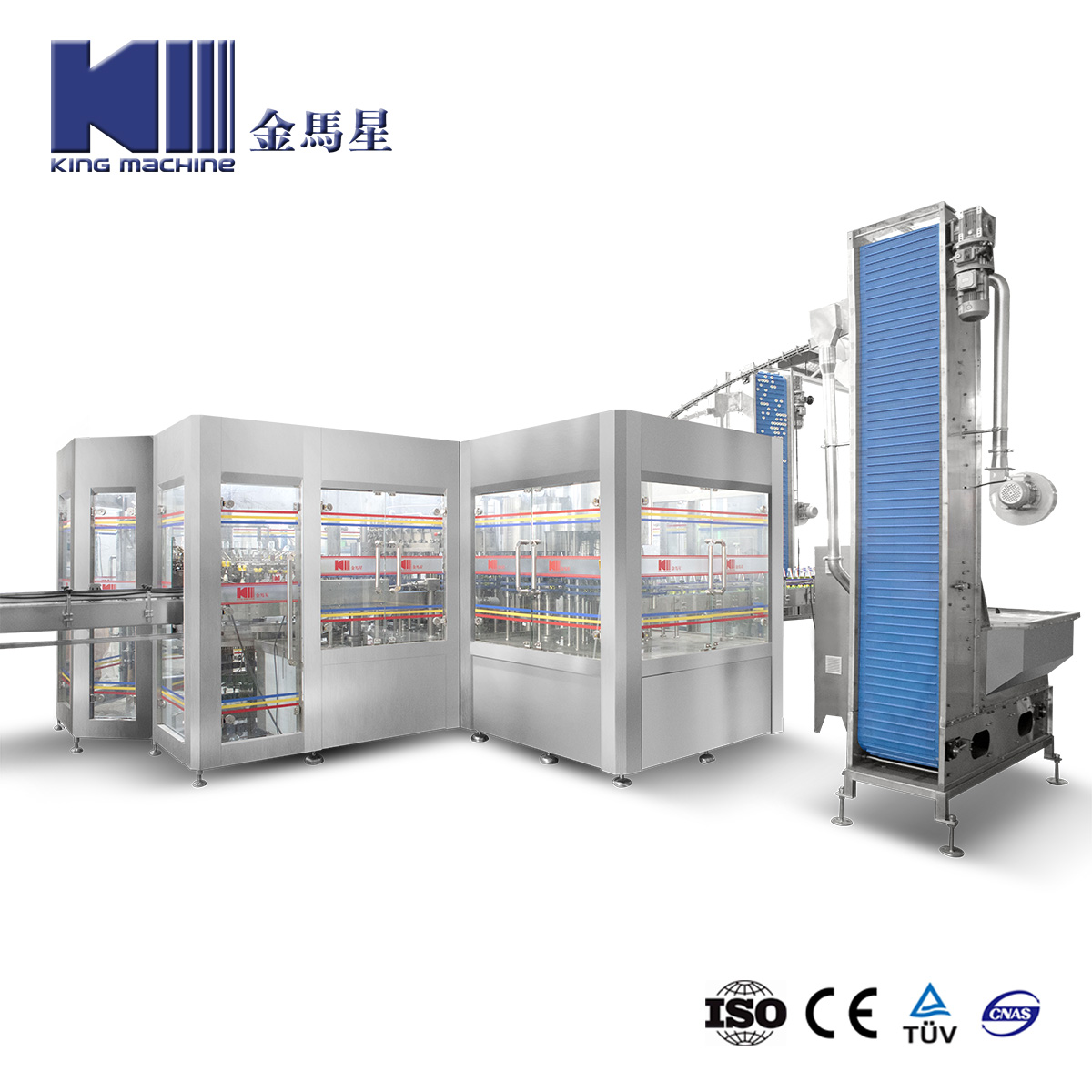 Glass bottlefilling machine