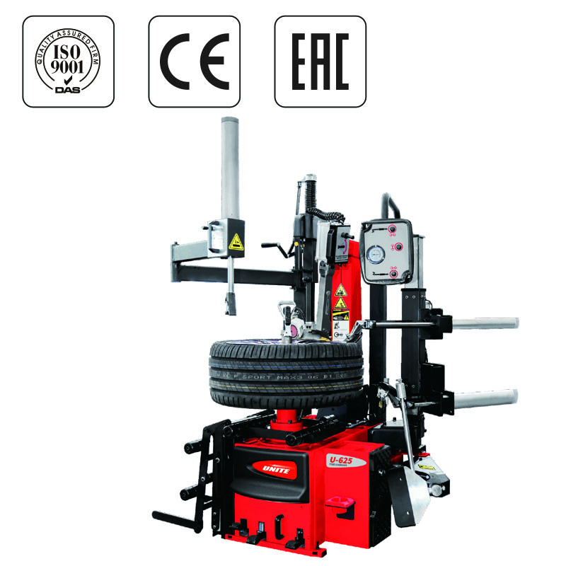 U-625 Professional Leverless Tyre Changer with Pneumatic Arms & Auto Wheel Lift for Low-Profile Tire