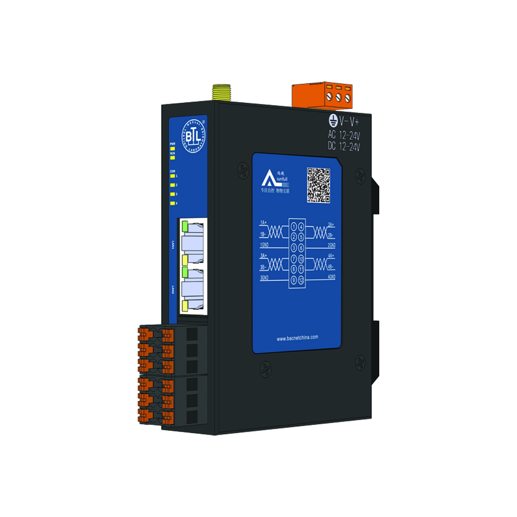 Sunfull WEB Configuration Gateway with BTL Certificartion data collection BA System support WiFi