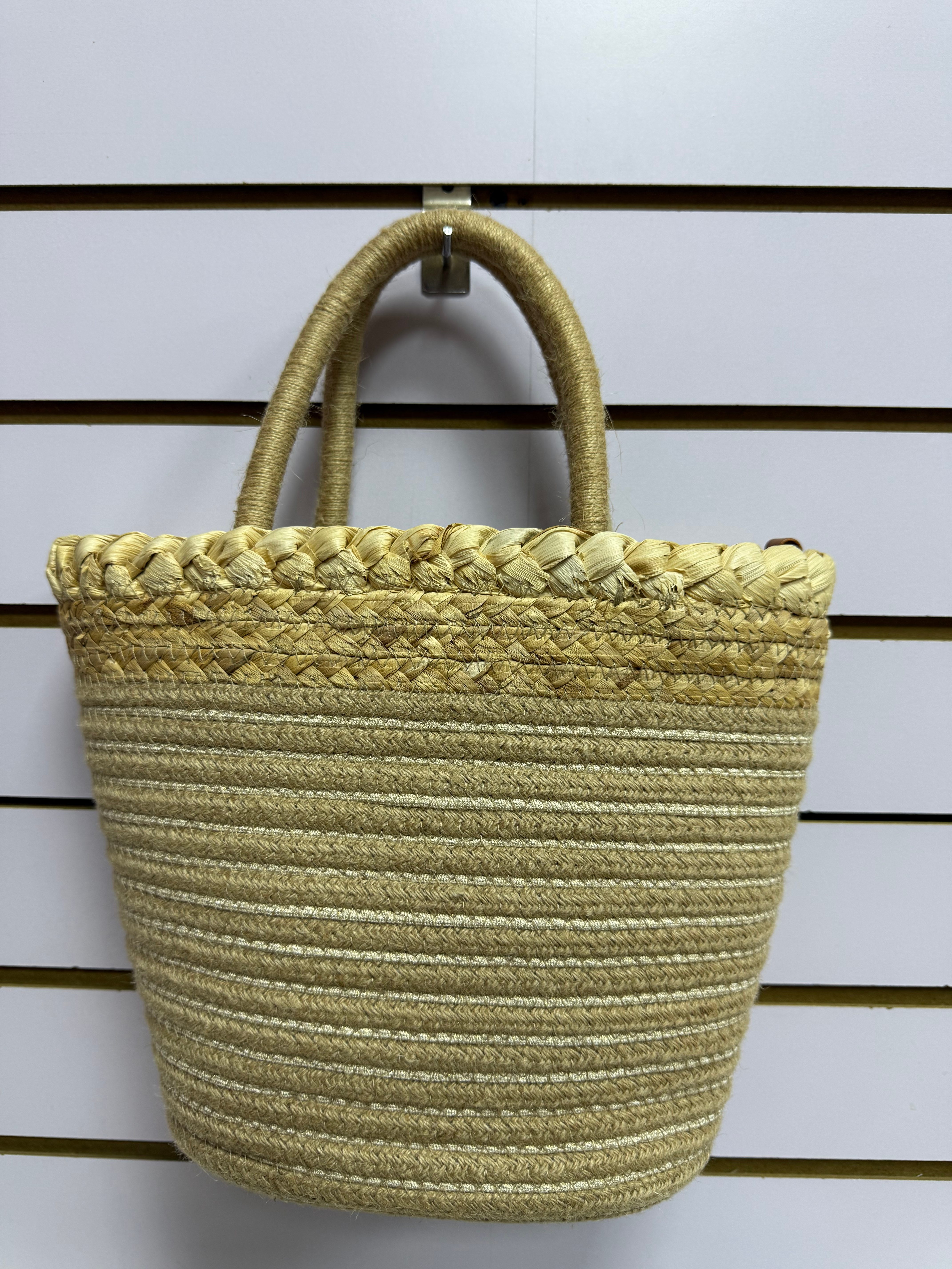 natural straw bag