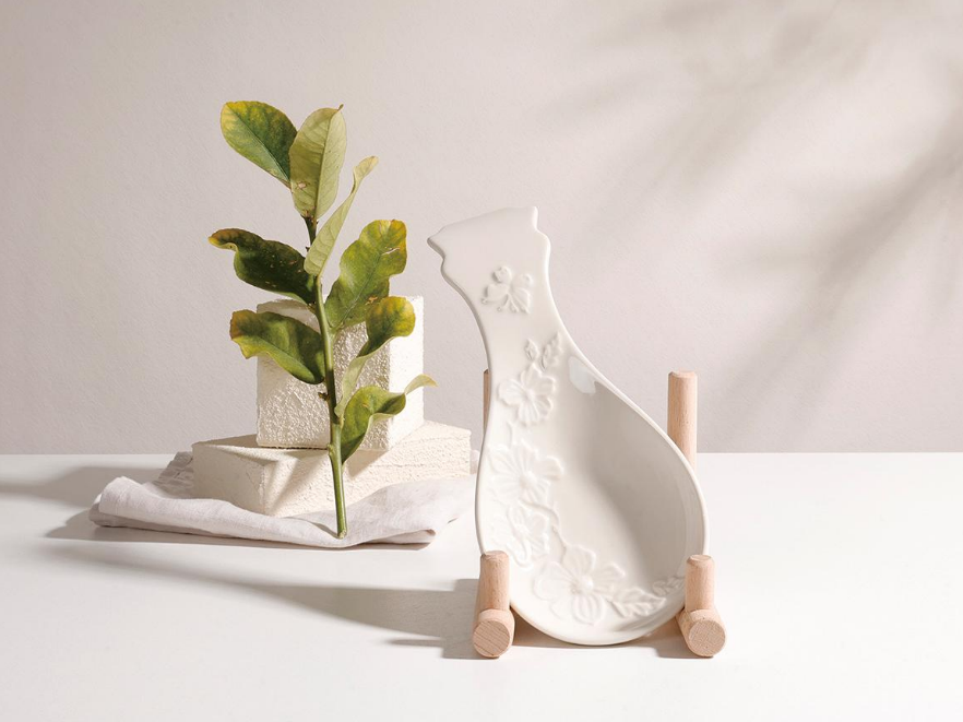 Soup spoon, recycled ceramic