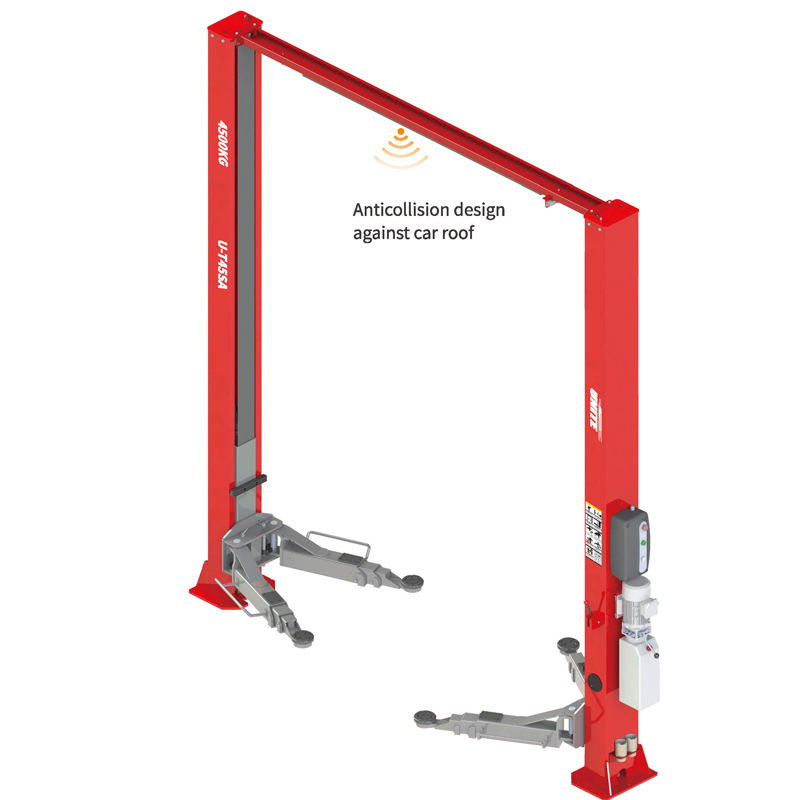 U-T45SA Vehicle Lift Asymmetric & Symmetric Convertible Clear Floor Car Lift