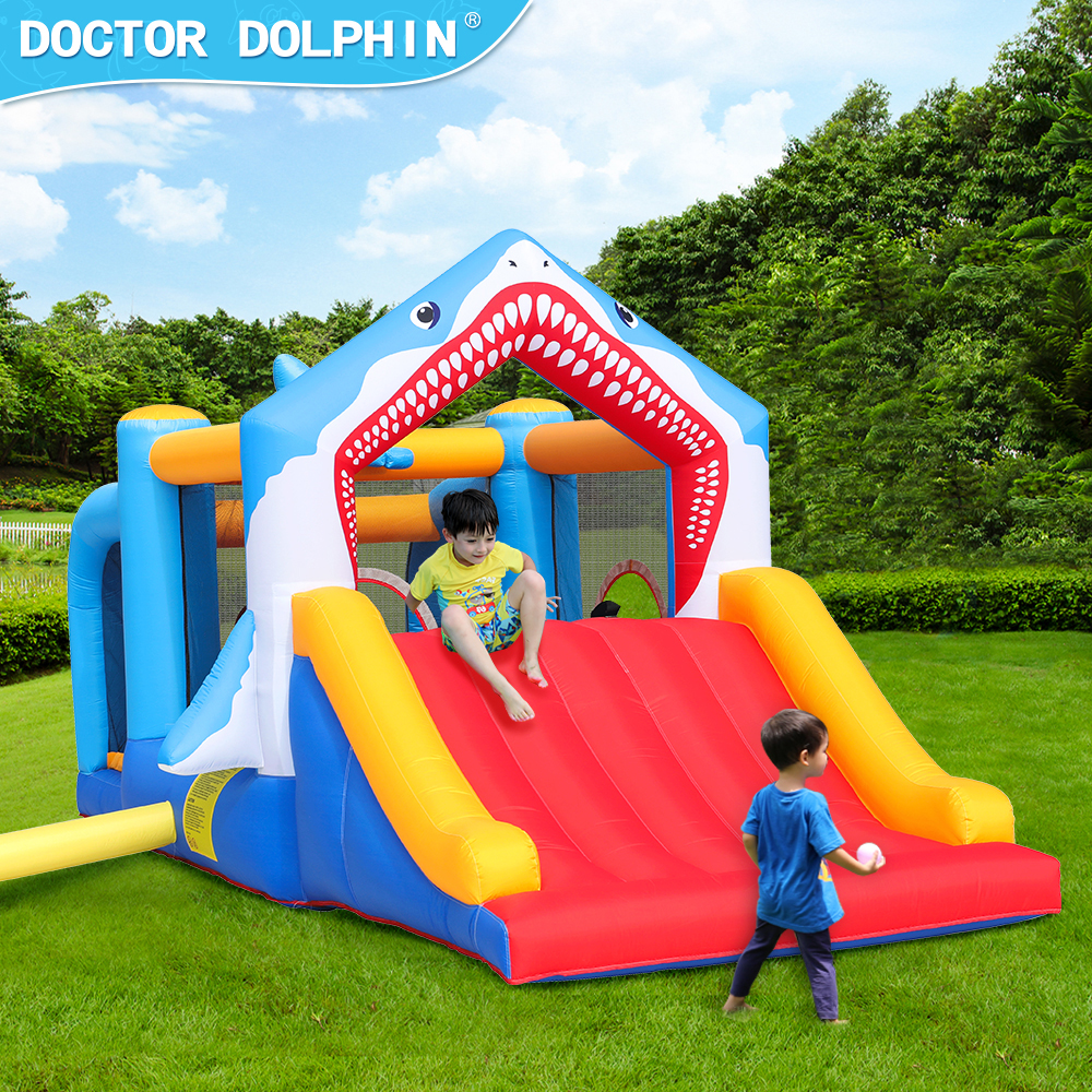 Doctor dolphin inflatable bouncy castle