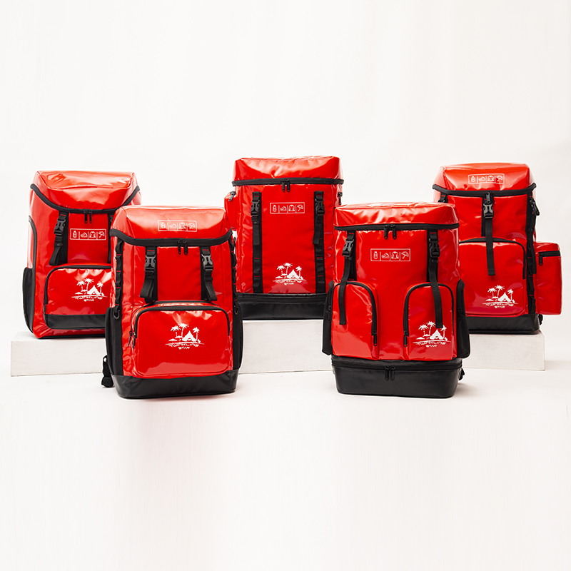 Red hiking backpack travel backpack casual style waterproof outdoor backpack sports backpack series