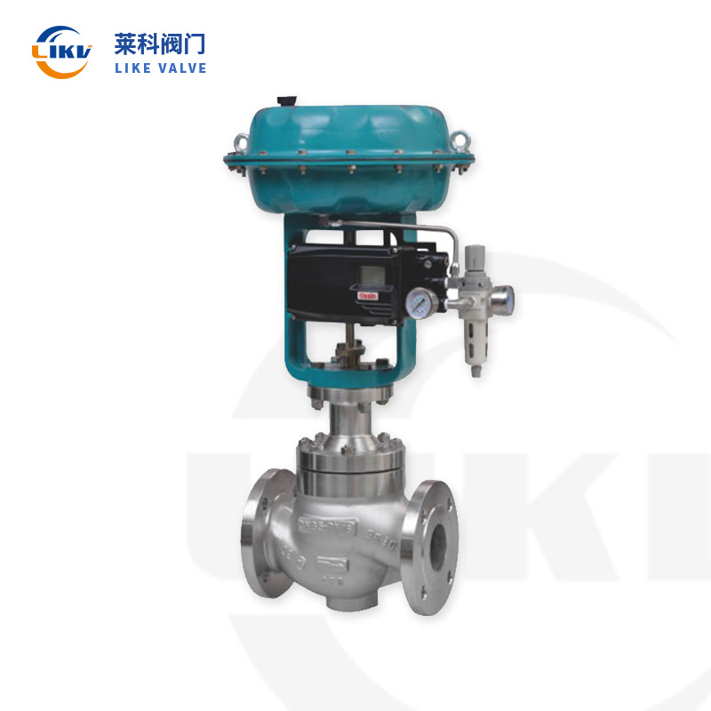 Pneumatic single-seat control valve