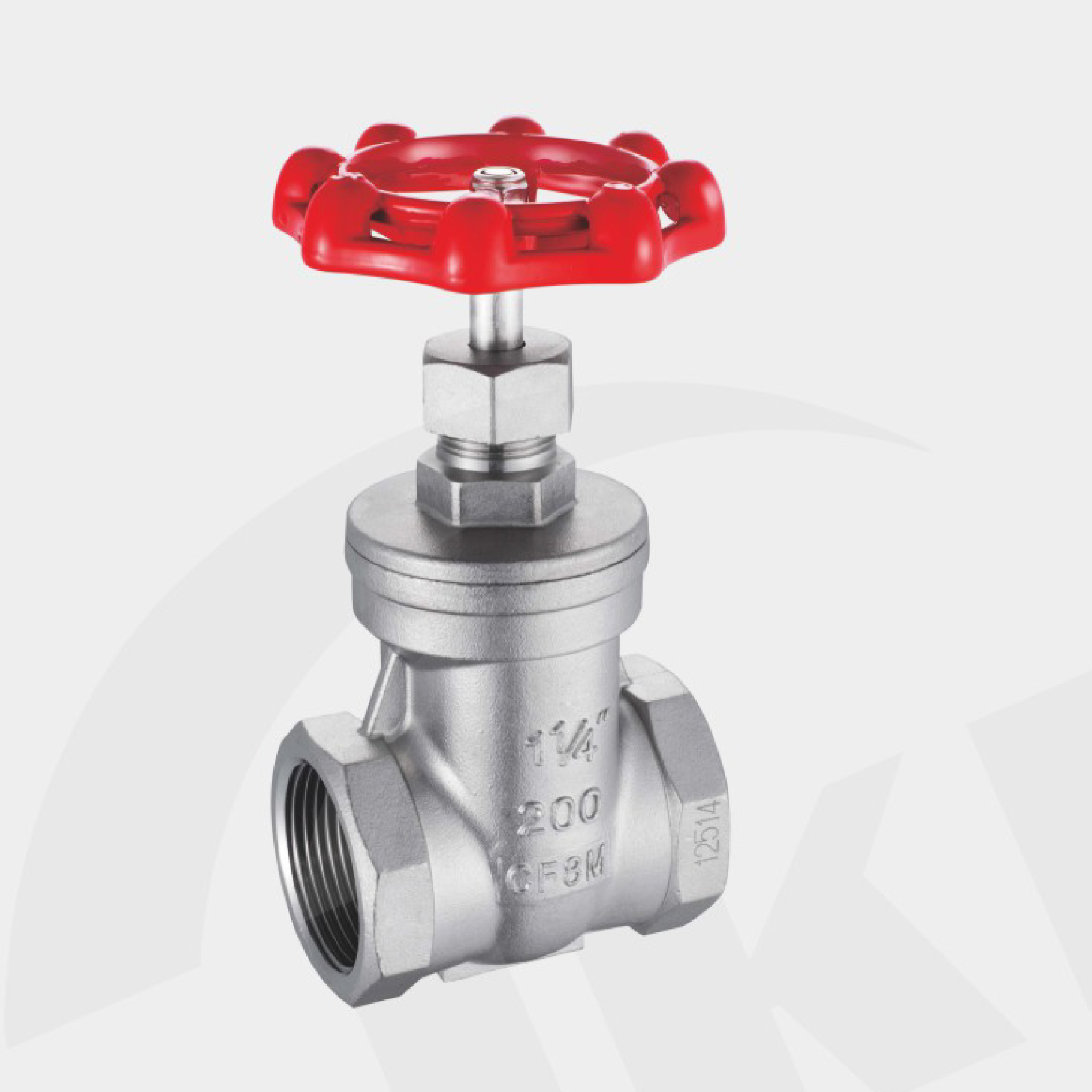 Stainless steel internal thread gate valve