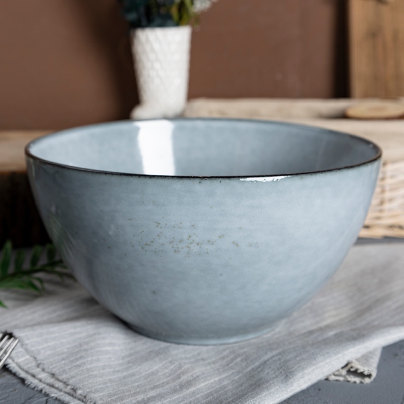 Happy Go 23.5cm/2788ml/98oz Bowl Reactive Glaze