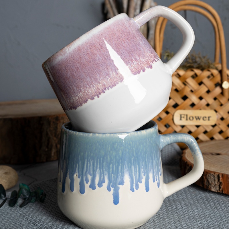 Happy Go 17oz(500ml) Mug Reactive Glaze