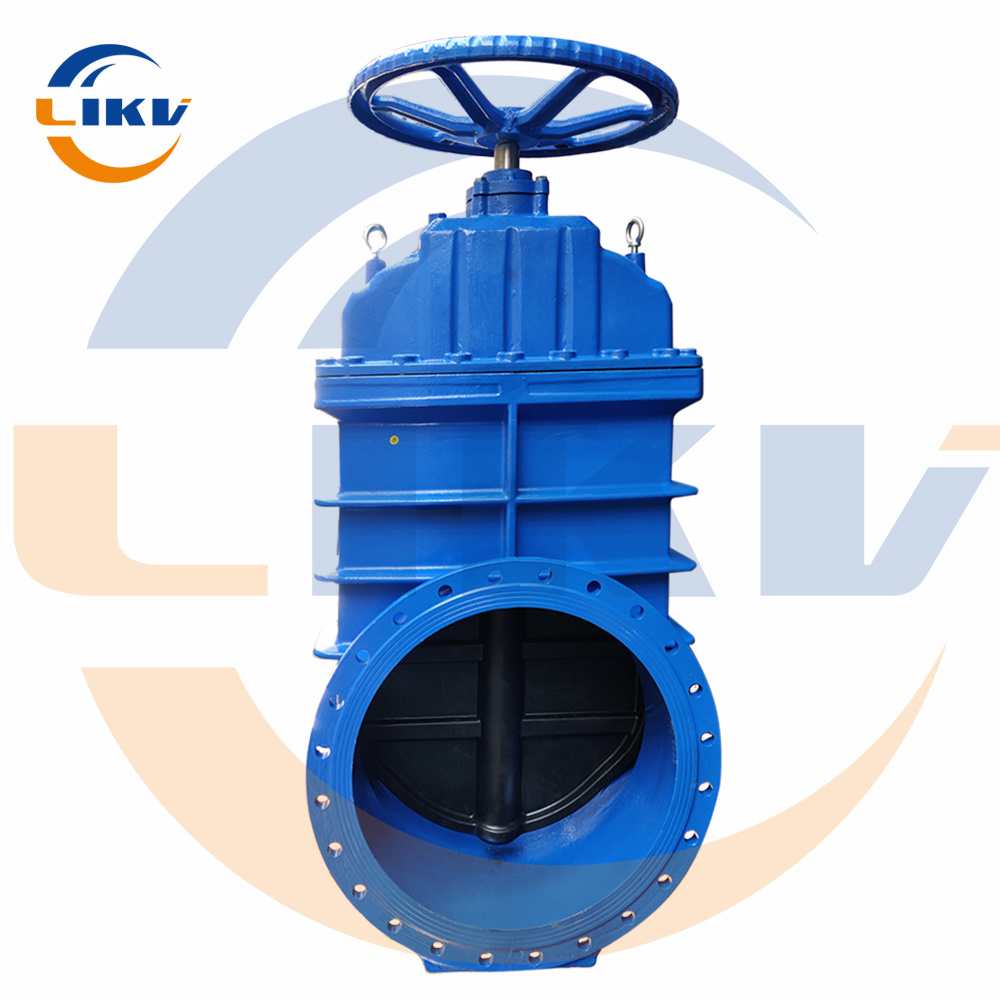 Elastic seat sealing concealed stem gate valve Soft sealing concealed stem gate valve
