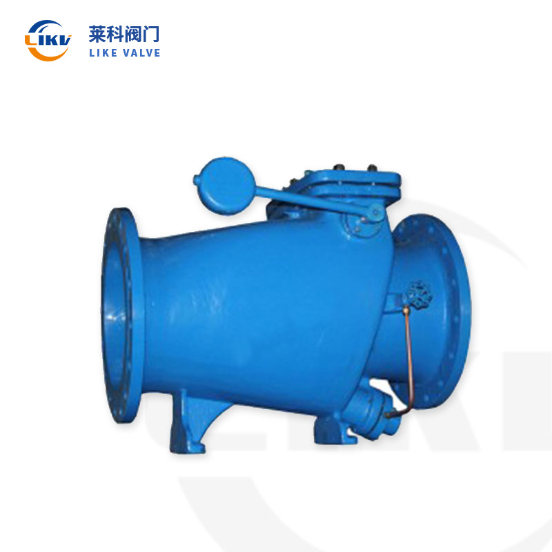 Low-resistance delayed-closing check valve